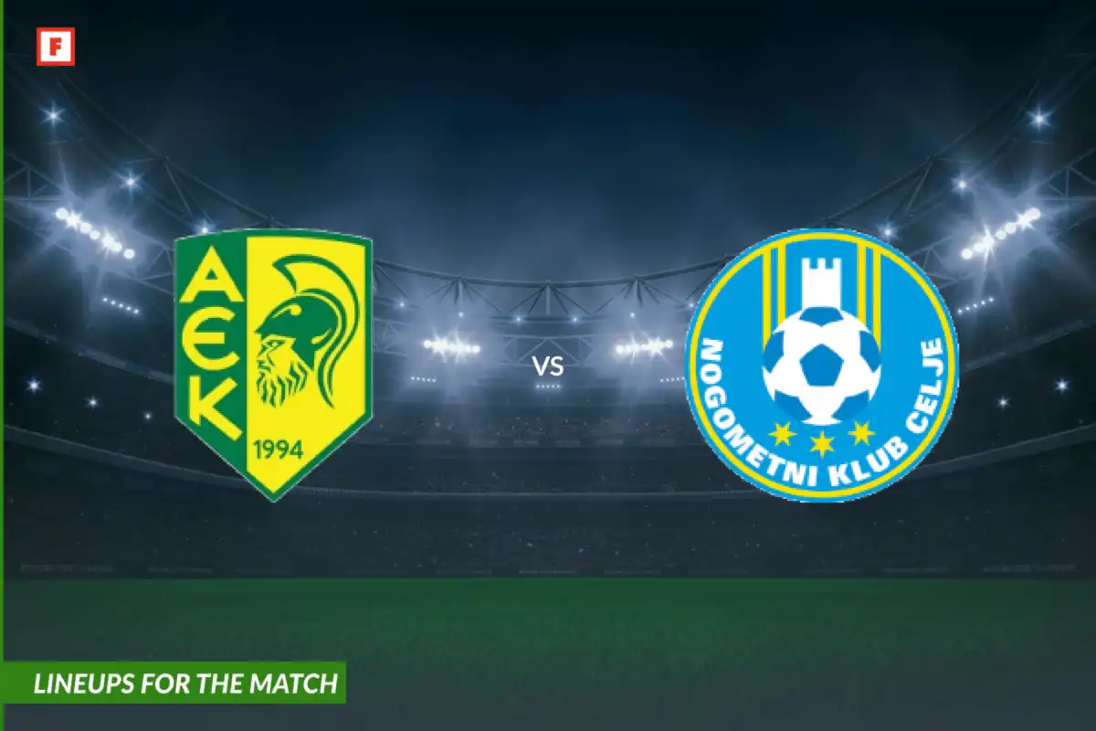 AEK Larnaca vs Celje: alineaciones para el partido