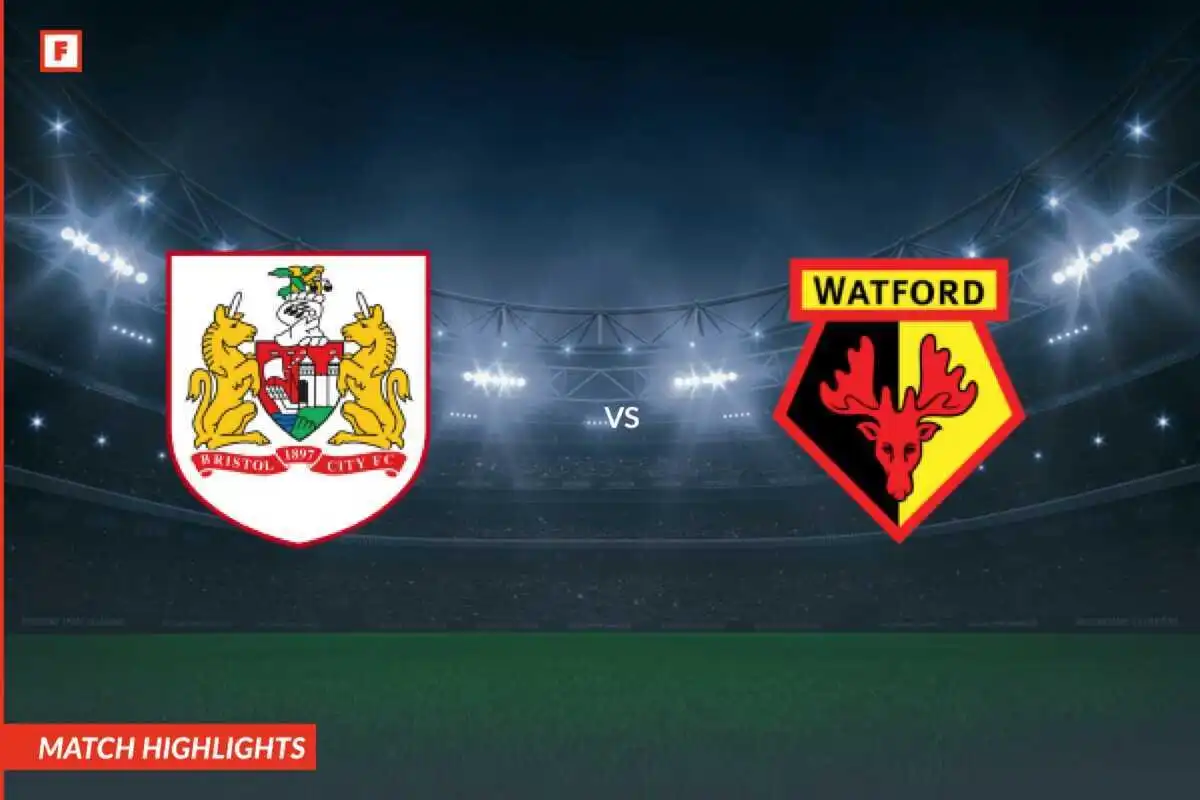 Bristol City - Watford doelpunten en hoogtepunten