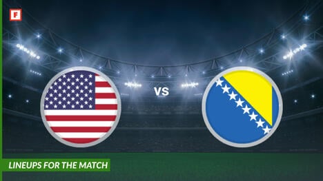 アメリカ合衆国 対 ボスニア・ヘルツェゴビナ：試合のラインナップ
