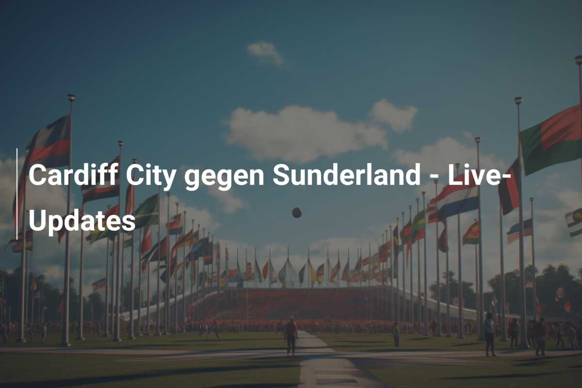 Cardiff City gegen Sunderland – Live-Updates