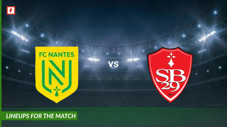 Nantes vs Stade Brestois 29: lineups for the match