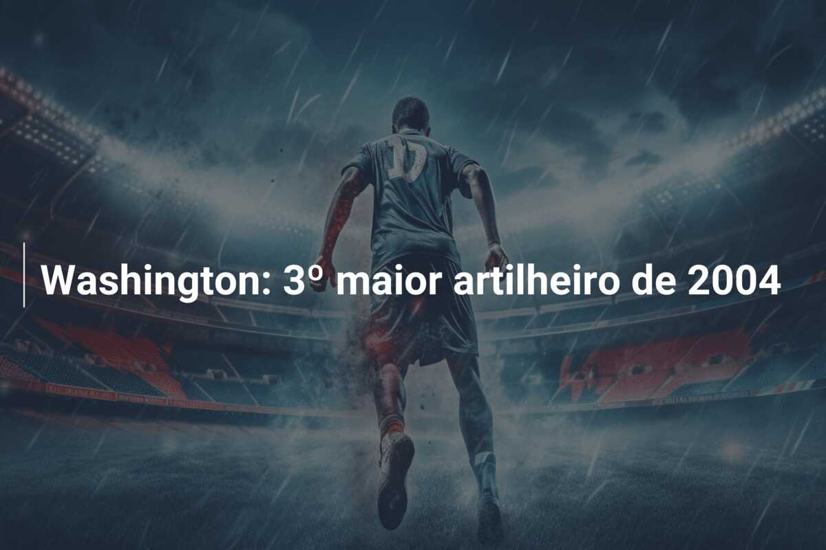 Washington: 3º maior artilheiro de 2004