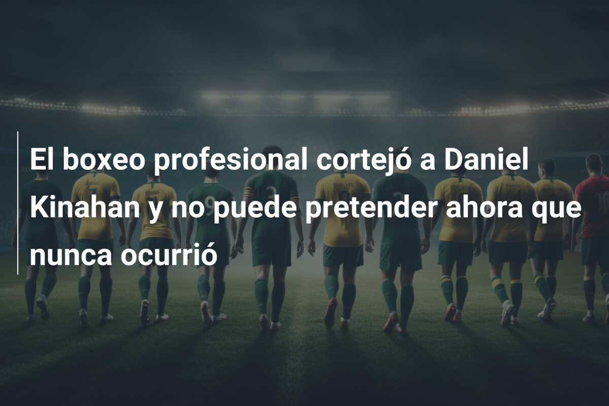 El boxeo profesional cortejó a Daniel Kinahan y no puede pretender ahora que nunca ocurrió