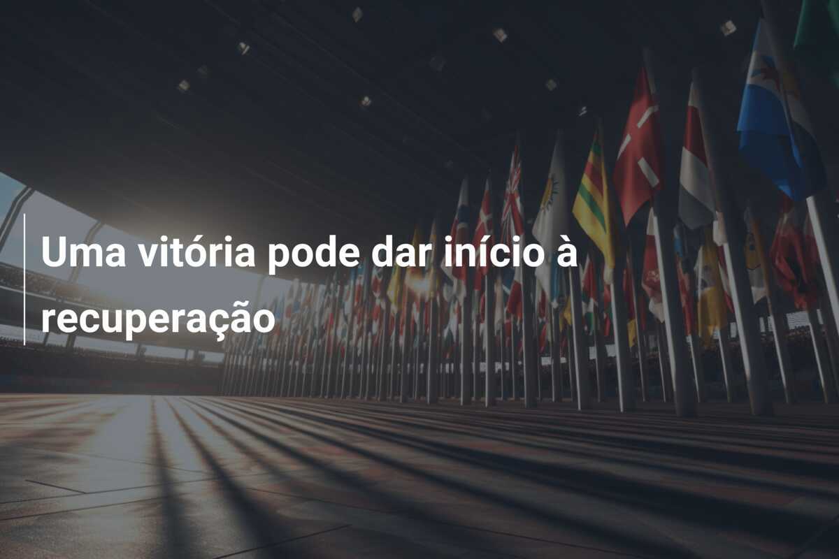 Uma vitória pode dar início à recuperação