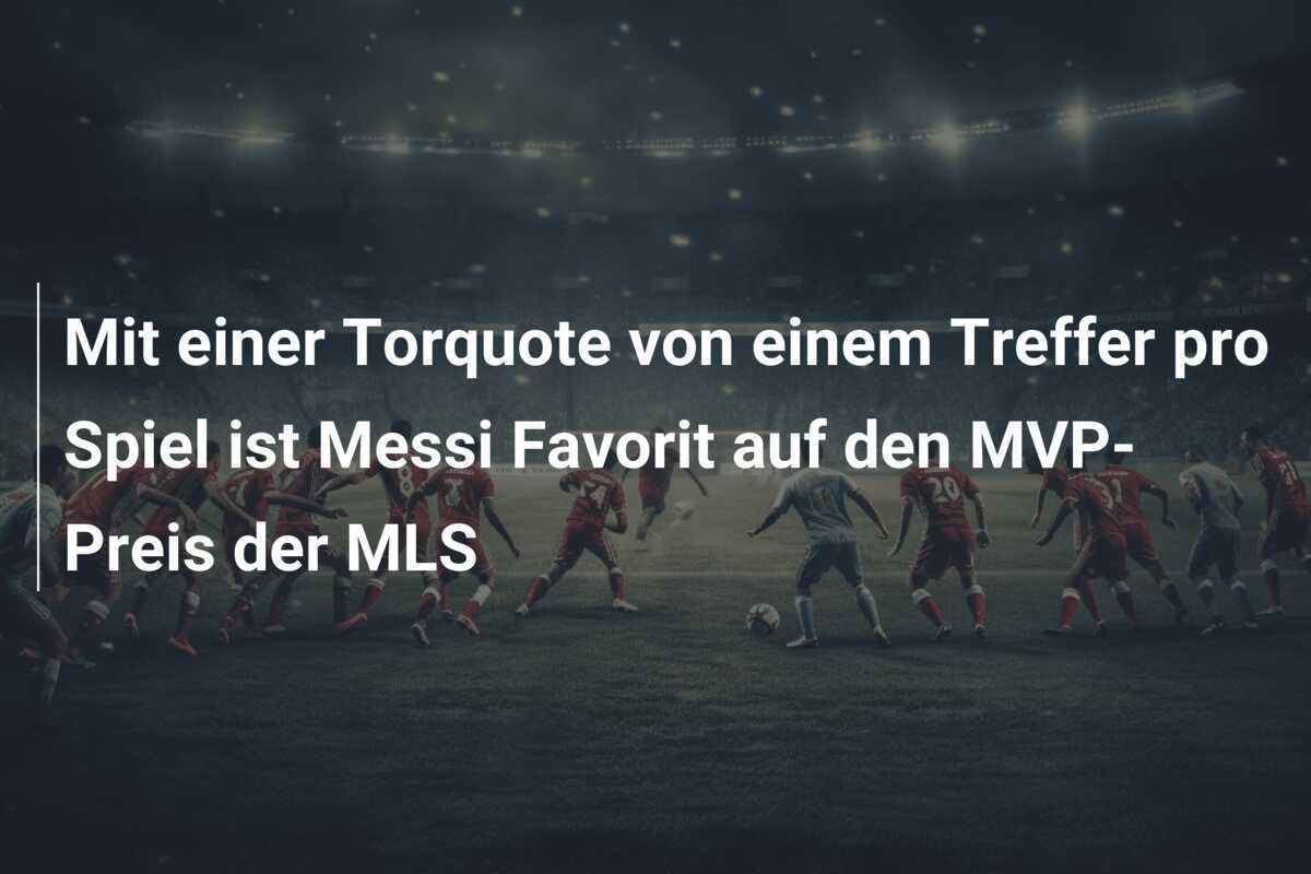 Mit einer Torquote von einem Treffer pro Spiel ist Messi Favorit auf den MVP-Preis der MLS
