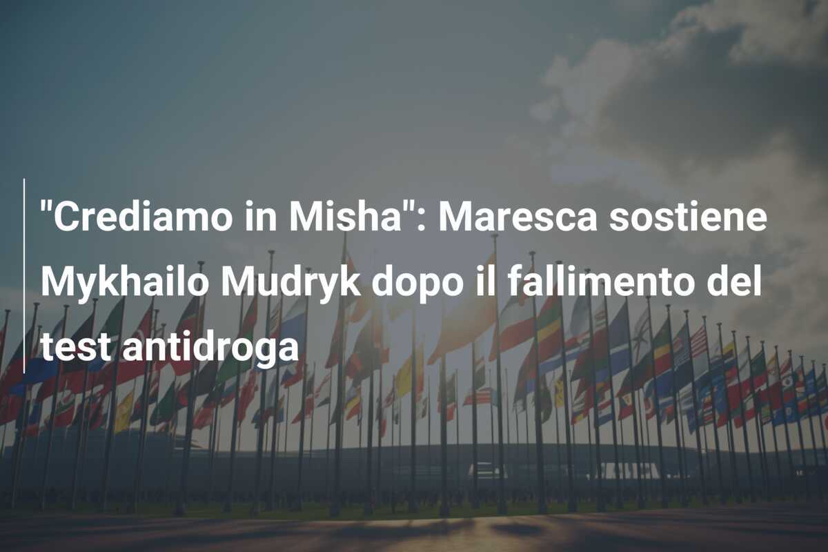 "Crediamo in Misha": Maresca sostiene Mykhailo Mudryk dopo il fallimento del test antidroga