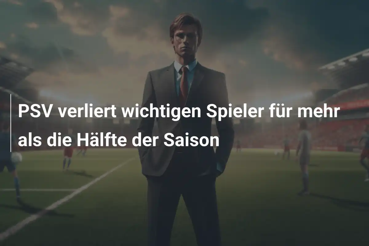 PSV verliert wichtigen Spieler für mehr als die Hälfte der Saison