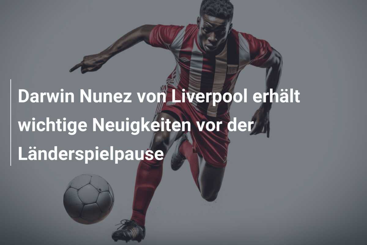 Darwin Nunez von Liverpool erhält wichtige Neuigkeiten vor der Länderspielpause