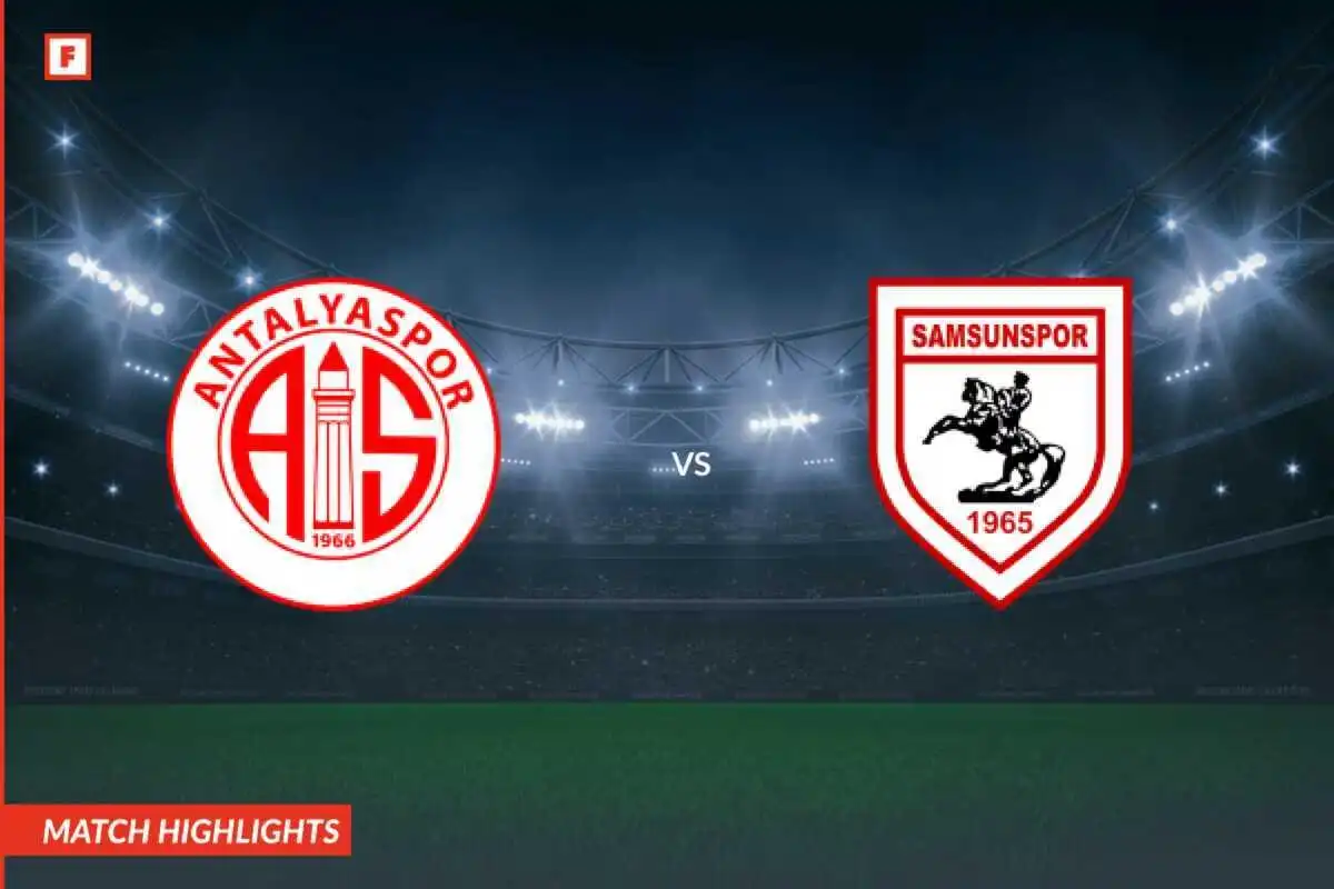 Antalyaspor - Samsunspor gollar va muhim lahzalar