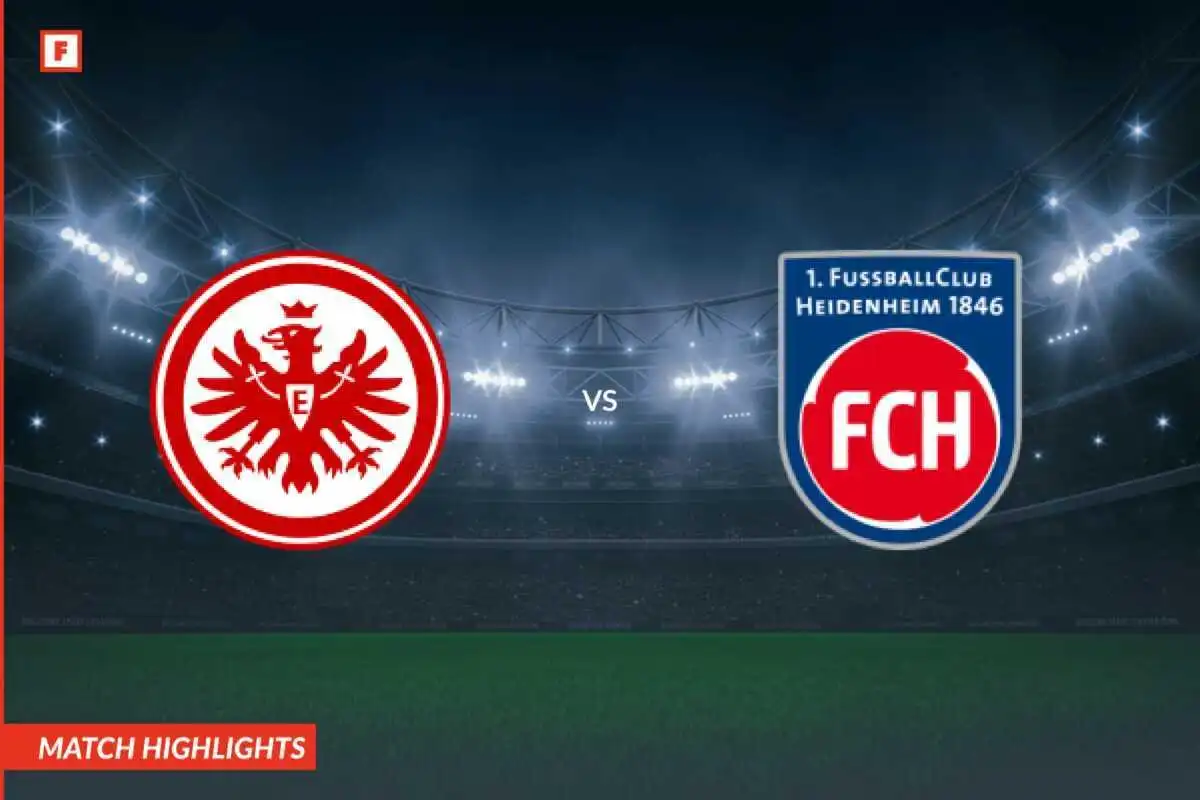 Eintracht Frankfurt - Heidenheim mål og høydepunkter