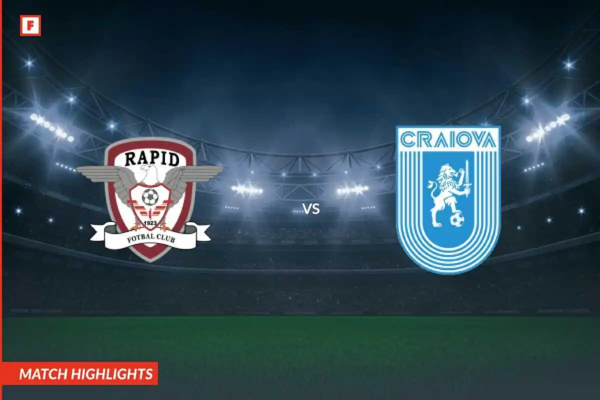 Rapid Bucuresti 1923 - CS Universitatea Craiova golovi i naglasci