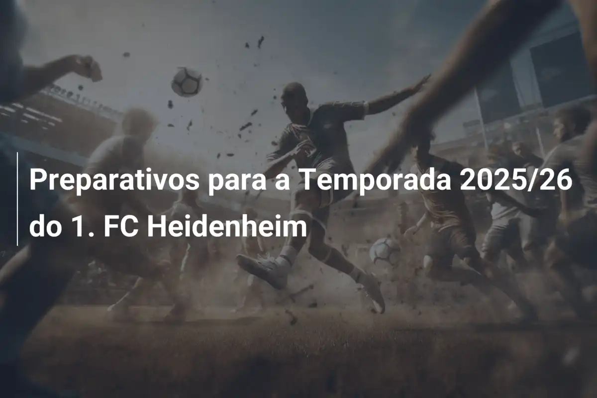Preparativos para a Temporada 2025/26 do 1. FC Heidenheim
