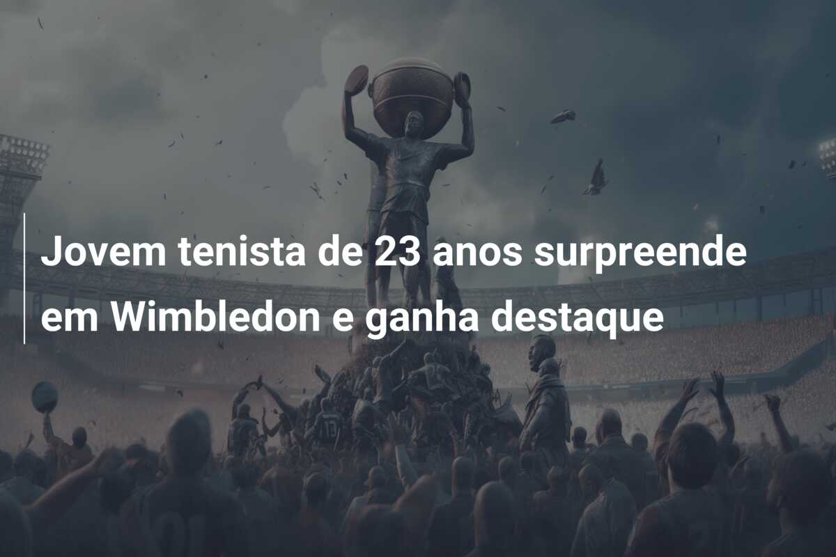 Jovem tenista de 23 anos surpreende em Wimbledon e ganha destaque