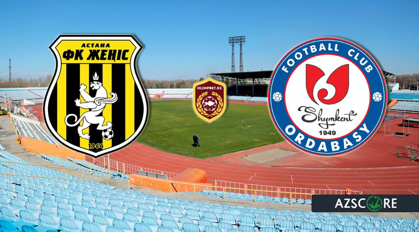 Jenis – Ordabasy. Anuncio y pronóstico del partido