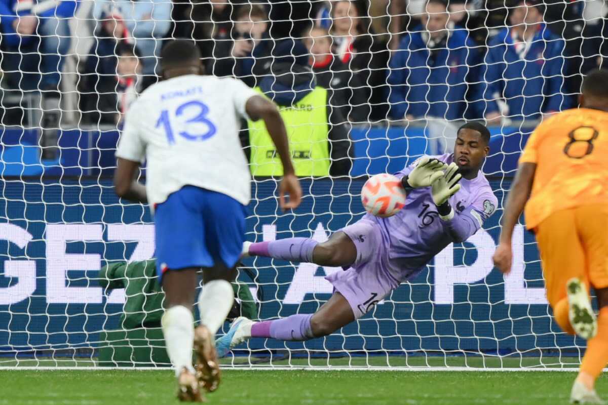 French goalkeeper Mike Maignan shares his thoughts on his team's performance against Italy