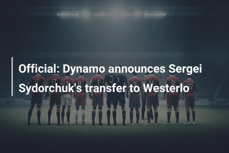 Oficial: Dynamo anunță transferul lui Sergei Sydorchuk la Westerlo