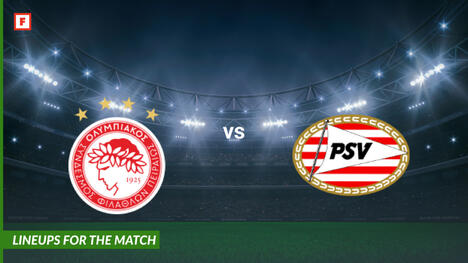 Olympiacos Piraeus vs PSV Eindhoven: susunan pemain untuk pertandingan