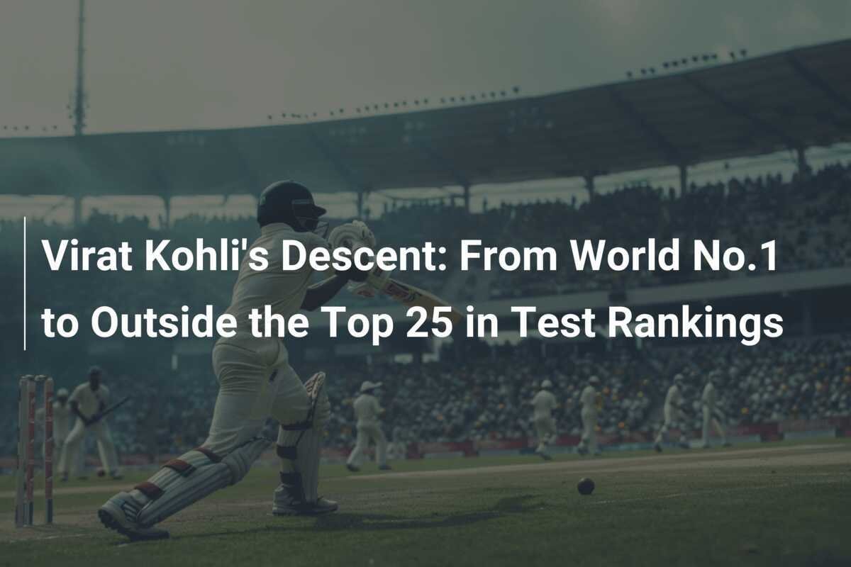 De Achteruitgang van Virat Kohli: Van Wereld Nummer 1 naar Buiten de ...
