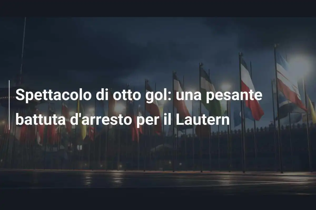 Spettacolo di otto gol: una pesante battuta d'arresto per il Lautern