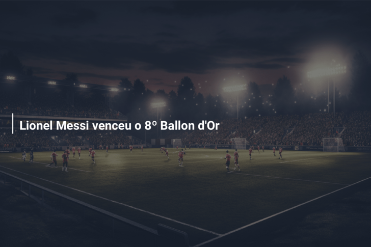 Lionel Messi venceu o 8º Ballon d’Or