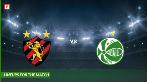 Sport Club do Recife contre Esporte Clube Juventude : compositions pour le match