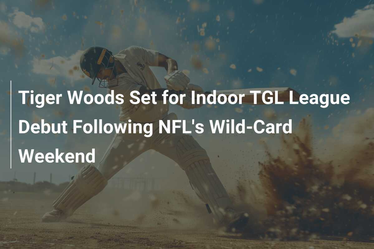 Tiger Woods Set for Indoor TGL League Debut Following NFL's WildCard