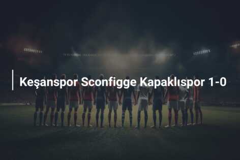 Keşanspor Sconfigge Kapaklıspor 1-0