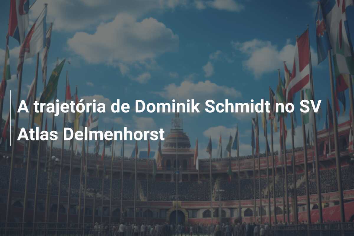 A trajetória de Dominik Schmidt no SV Atlas Delmenhorst