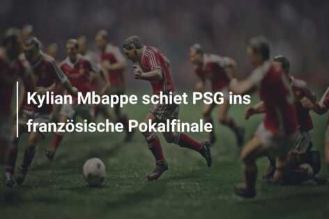 Kylian Mbappe schiet PSG ins französische Pokalfinale
