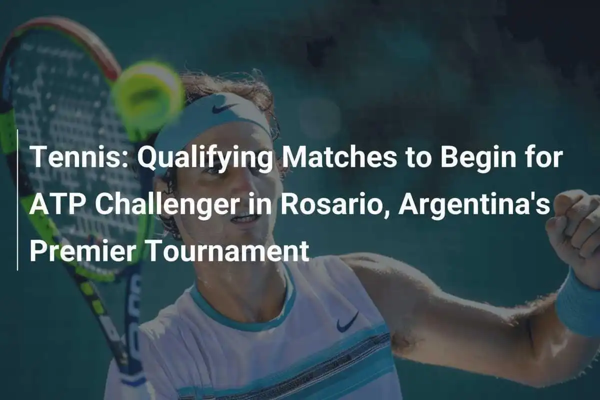 Tennis: Qualifikationsspiele für das ATP Challenger in Rosario beginnen