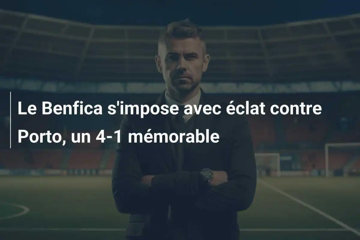 Le Benfica s'impose avec éclat contre Porto, un 4-1 mémorable