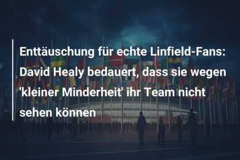 Enttäuschung für echte Linfield-Fans: David Healy bedauert, dass sie wegen ‘kleiner Minderheit’ ihr Team nicht sehen können