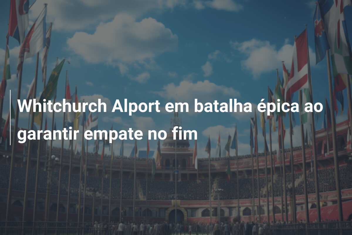 Whitchurch Alport em batalha épica ao garantir empate no fim