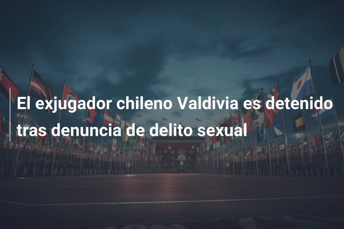 El exjugador chileno Valdivia es detenido tras denuncia de delito sexual