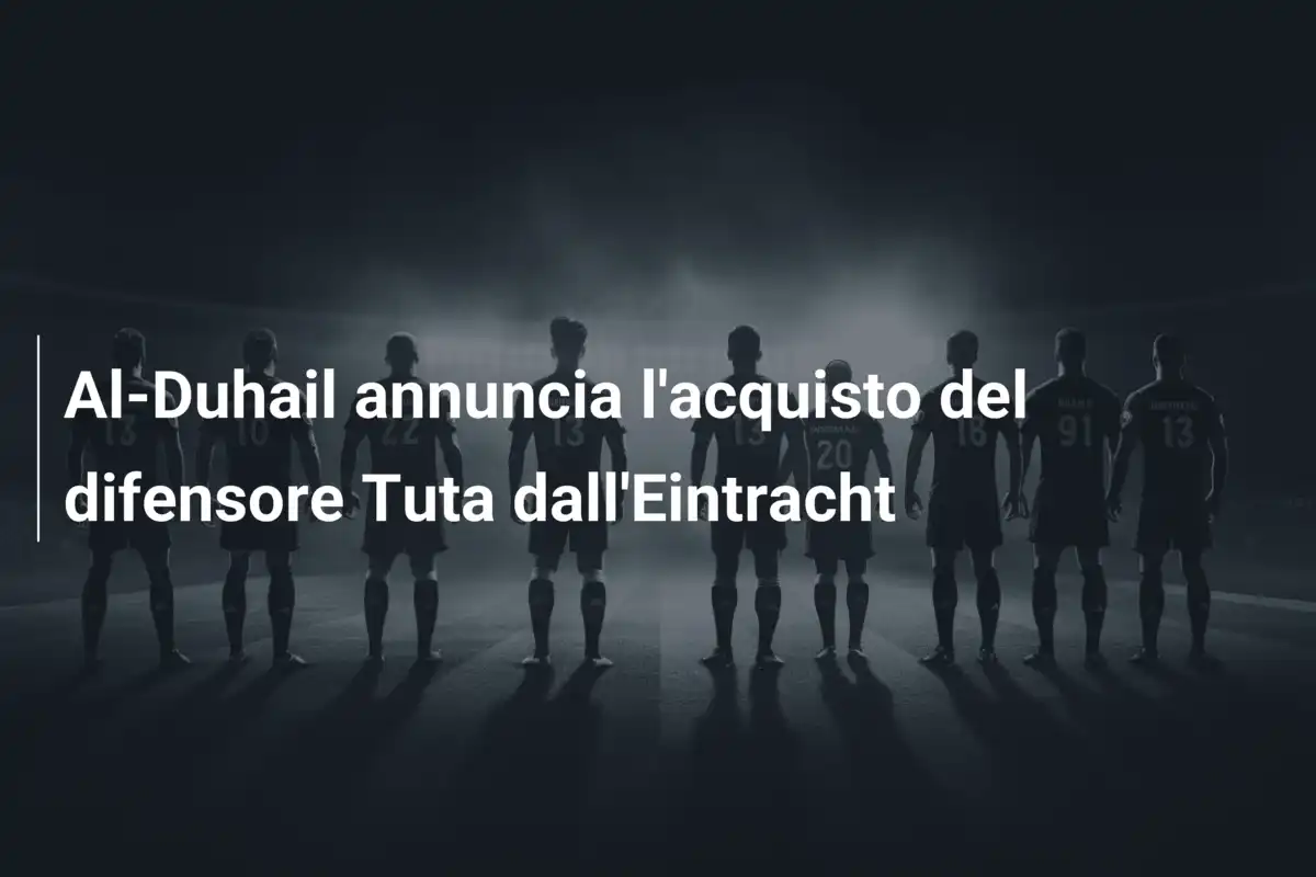 Al-Duhail annuncia l'acquisto del difensore Tuta dall'Eintracht