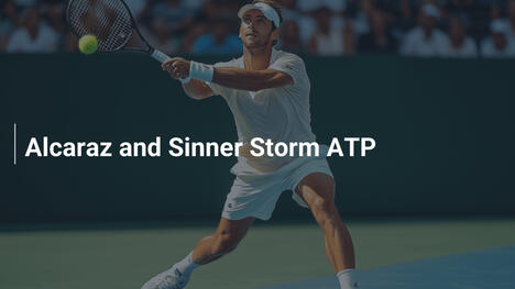 Alcaraz y Sinner arrasan en la ATP