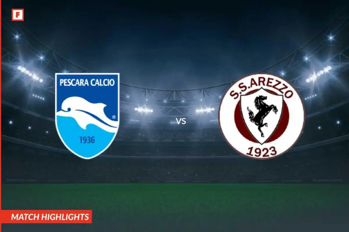 Delfino Pescara 1936 - SS Arezzo mål og høydepunkter