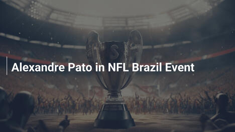 Alexandre Pato in NFL Brazil Event