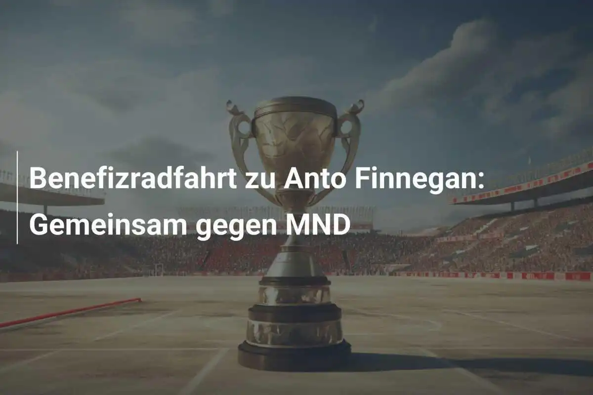 Benefizradfahrt zu Anto Finnegan: Gemeinsam gegen MND