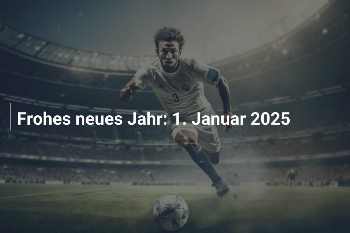 Frohes neues Jahr: 1. Januar 2025
