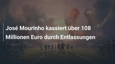 José Mourinho kassiert über 108 Millionen Euro durch Entlassungen