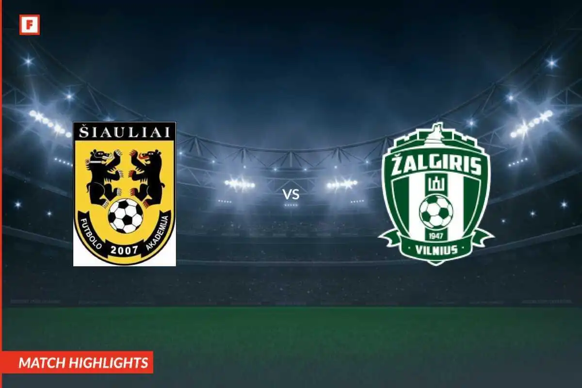 FA Siaulial - Zalgiris Vilnius tore und höhepunkte