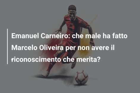 Emanuel Carneiro: che male ha fatto Marcelo Oliveira per non avere il ​​riconoscimento che merita?