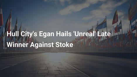 Egan esalta il 'surreale' gol vittoria del Hull contro lo Stoke