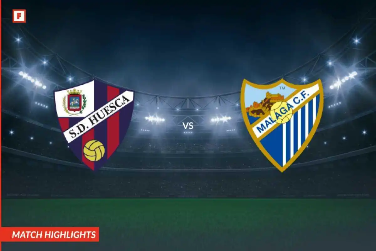 Huesca - Malaga doelpunten en hoogtepunten