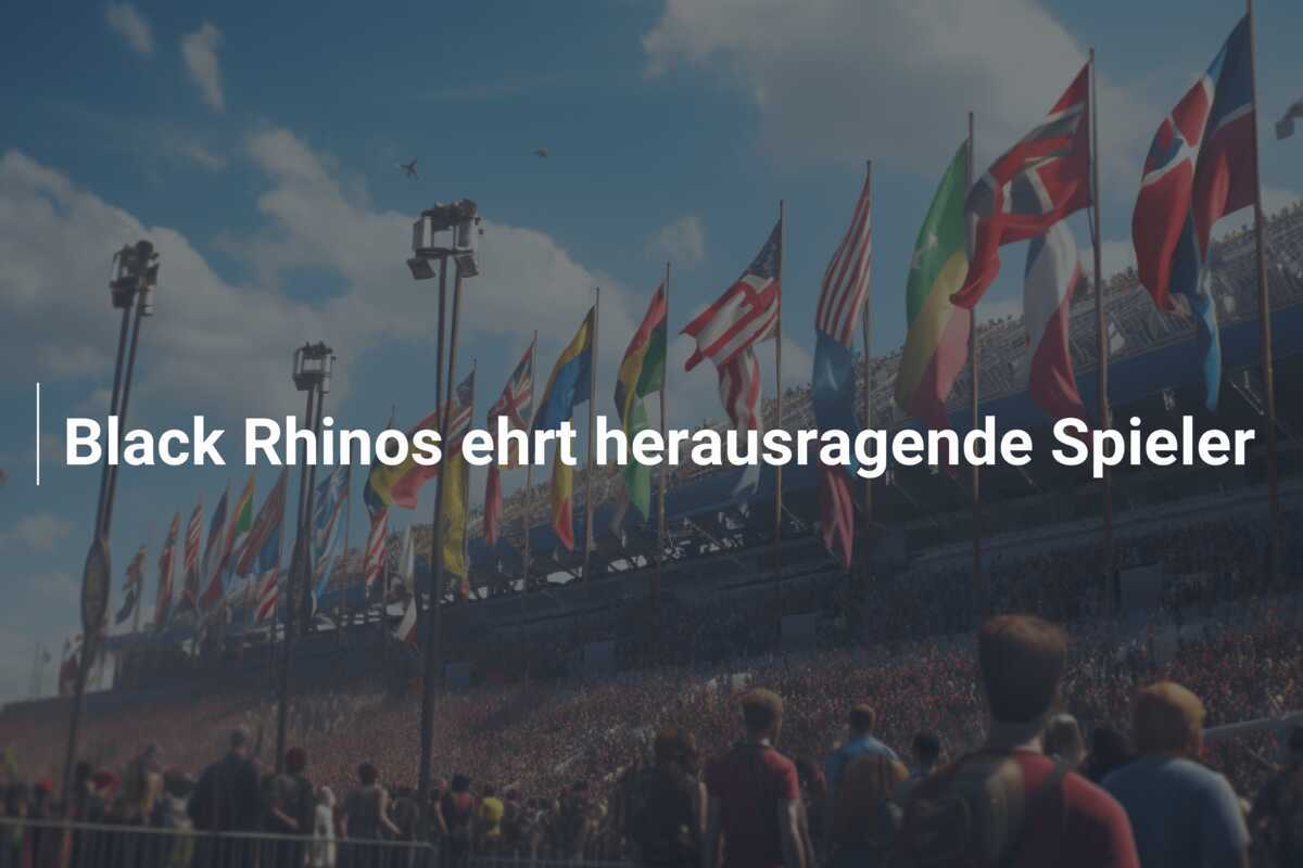 Black Rhinos ehrt herausragende Spieler