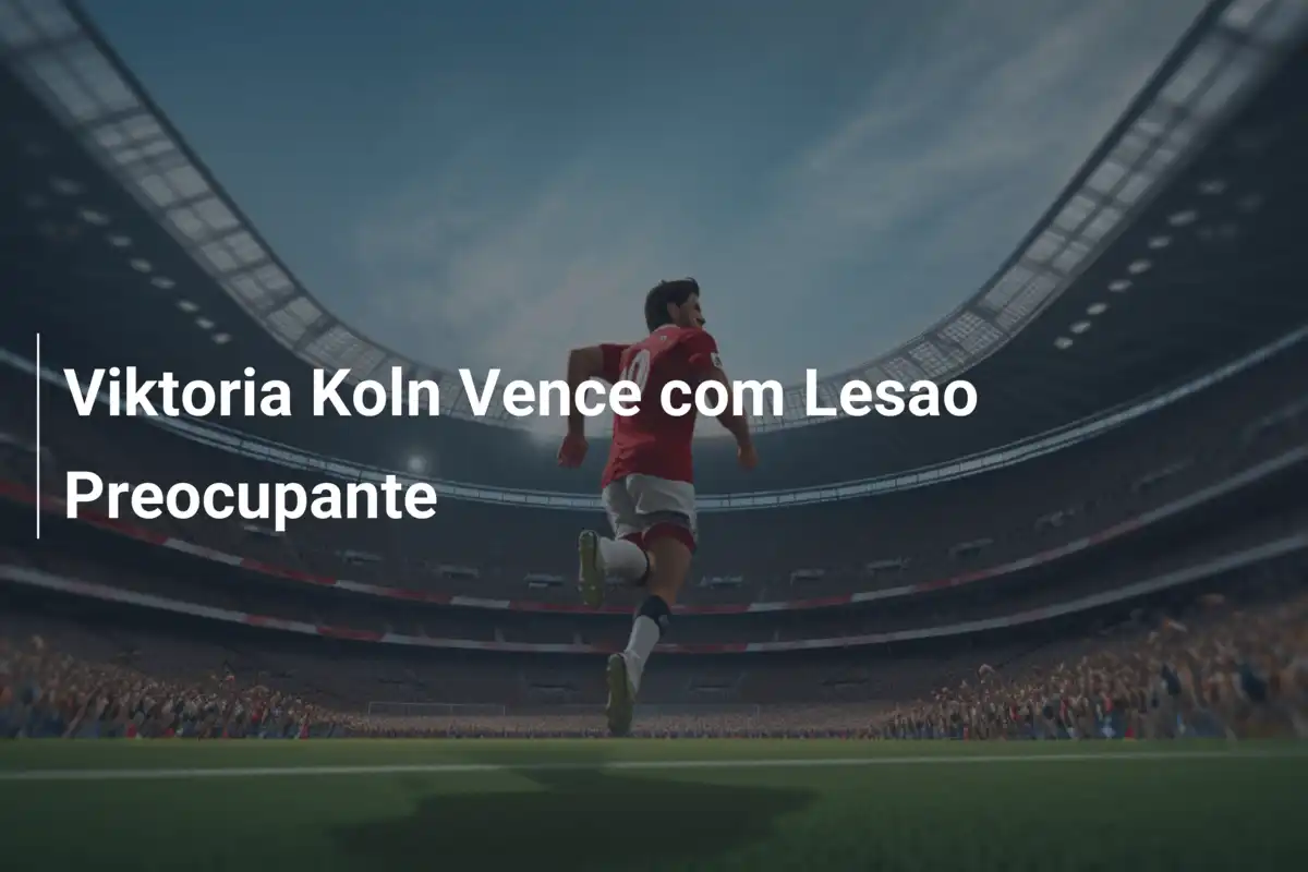 Viktoria Koln Vence com Lesao Preocupante