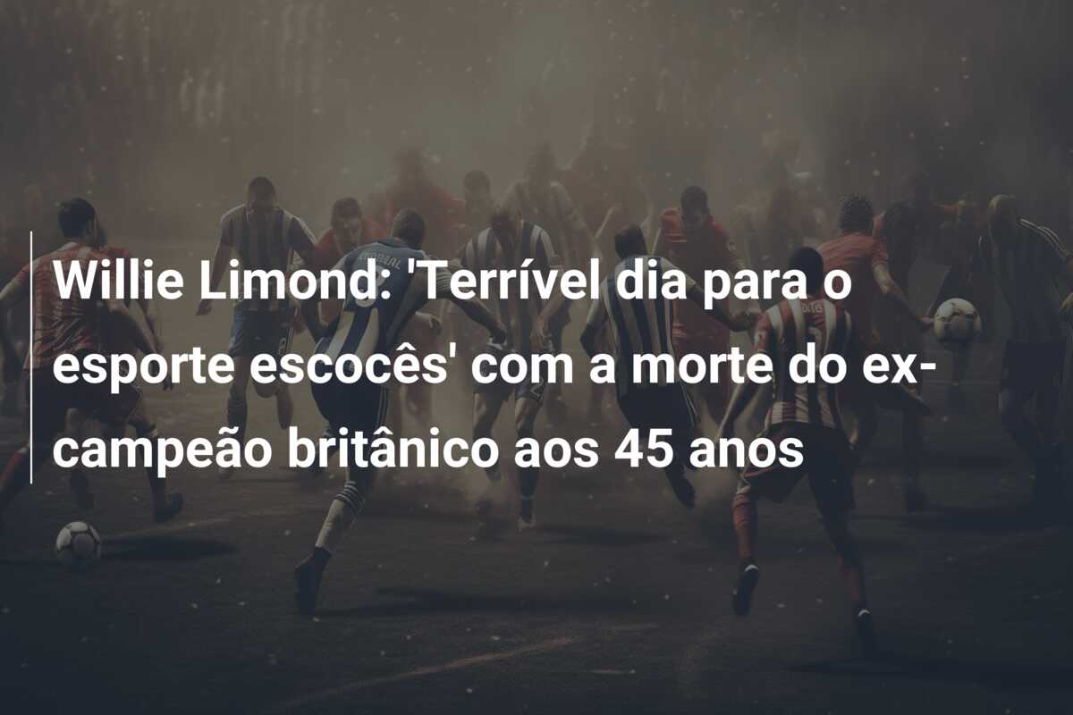 Willie Limond: ‘Terrível dia para o esporte escocês’ com a morte do ex-campeão britânico aos 45 anos