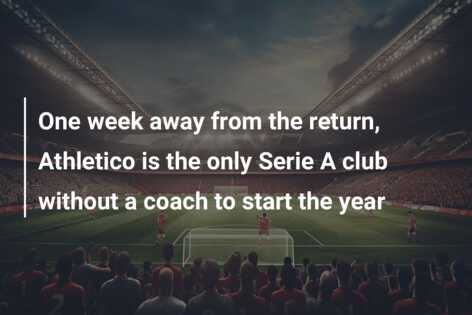 One week away from the return, Athletico is the only Serie A club