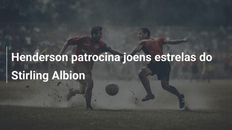 Henderson patrocina joens estrelas do Stirling Albion